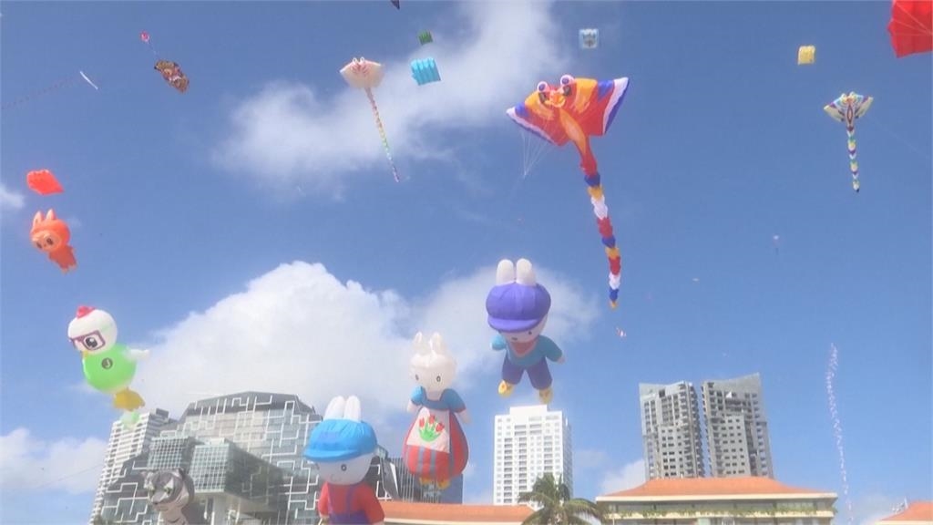 斯里蘭卡風箏節登場 逾25國家選手大秀創意