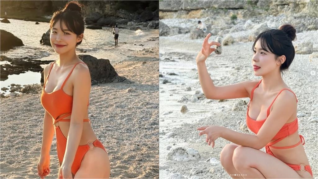 海邊濕身「SSR辣台妹」竟是李多慧！轉身洩「飽滿水蜜桃」網暈：失血過多