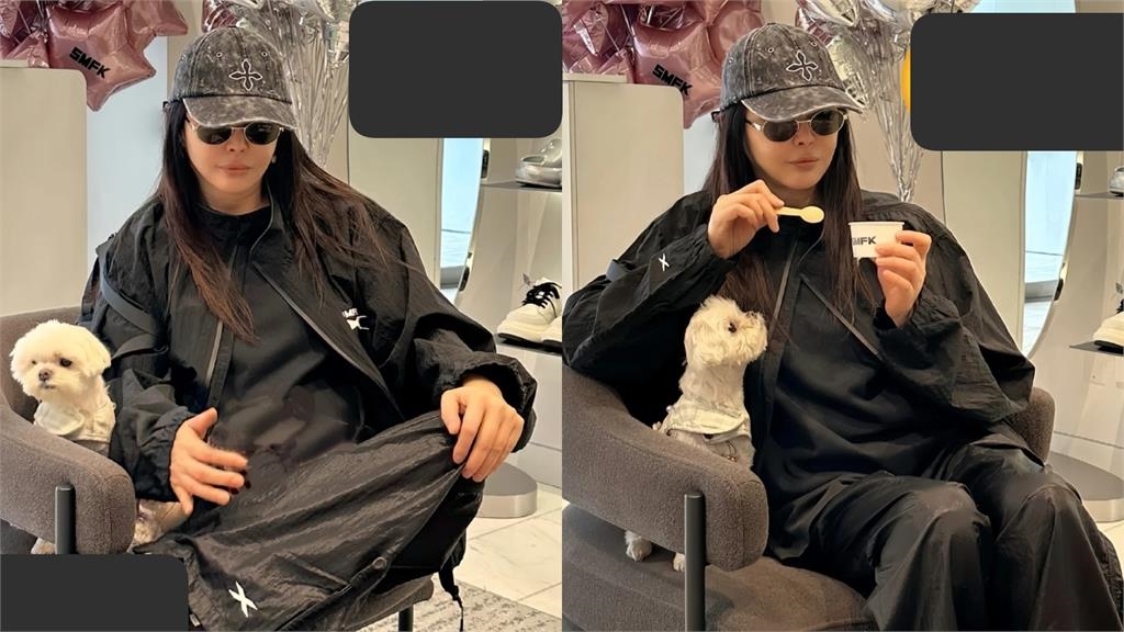 「墨鏡酷姐翹腳吃冰」竟是王祖賢！「58歲驚人面貌」曝光帥暈網：認不出來