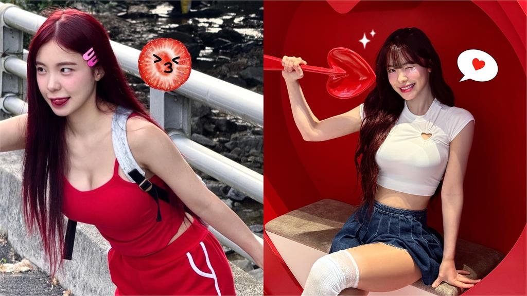 李多慧一彎腰「巨無霸海溝」全現形　真理褲秀「白皙腿根」野外火辣放送