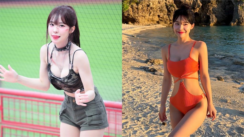 李多慧一彎腰「巨無霸海溝」全現形　真理褲秀「白皙腿根」野外火辣放送