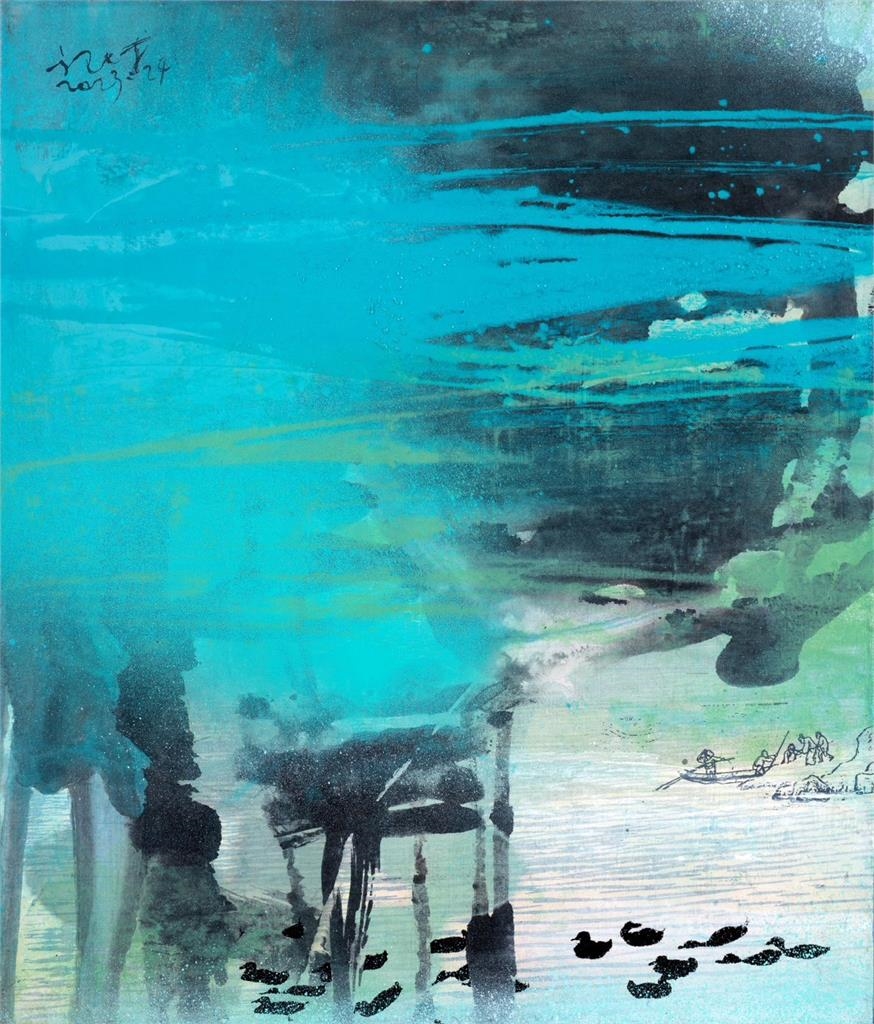 9/6午3時「清風幽徑為知音」郭博州創作個展 簡文秀高歌祝福