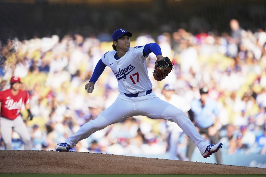 MLB(影)/「投手大谷」力拼第一勝!前5局飆出9K取得勝投資格