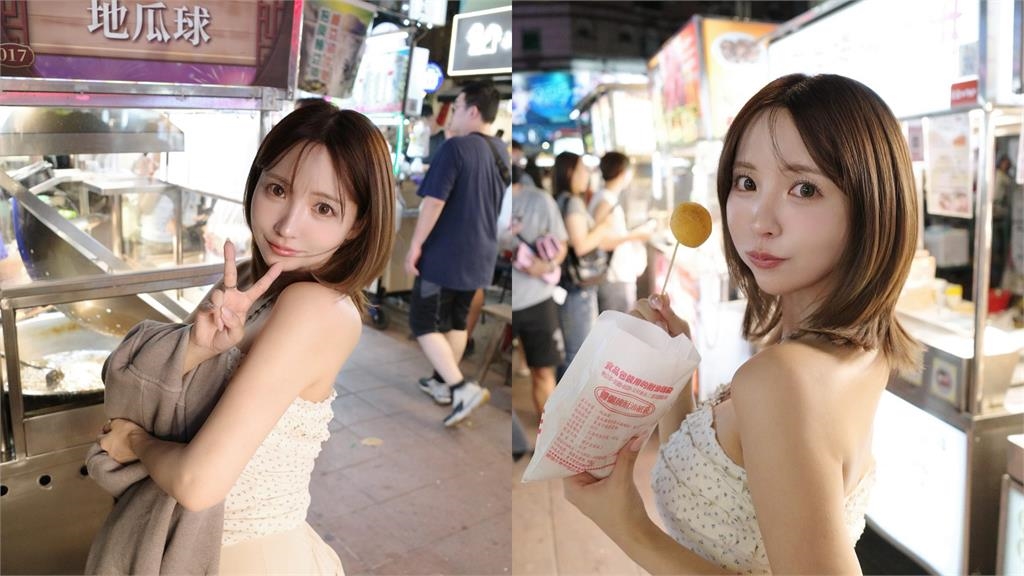 寧夏夜市「撞見一字領正妹」是三上悠亞!QQ球不藏了「裸色領域」全展開