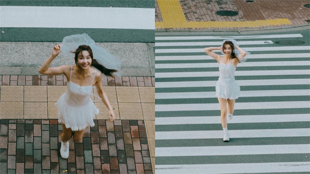 「最正啦啦隊女神」七夕曬白紗照 秒變「街頭狂奔新娘」網排隊求婚:嫁給我!