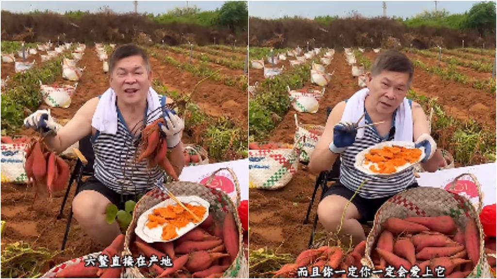 69歲澎恰恰「吊嘎穿出門」中國叫賣地瓜!藥布貼滿身「還債2.4億」近況曝