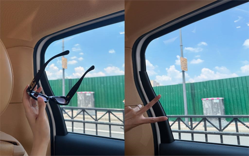 愷樂自拍「車窗超歪」被抓包P太大？ PO對比照認了「我會修」真相震撼網