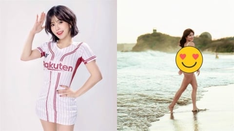 啦啦隊「人間水蜜桃」情人節送福利！壯壯穿比基尼「神級身材」全被看光