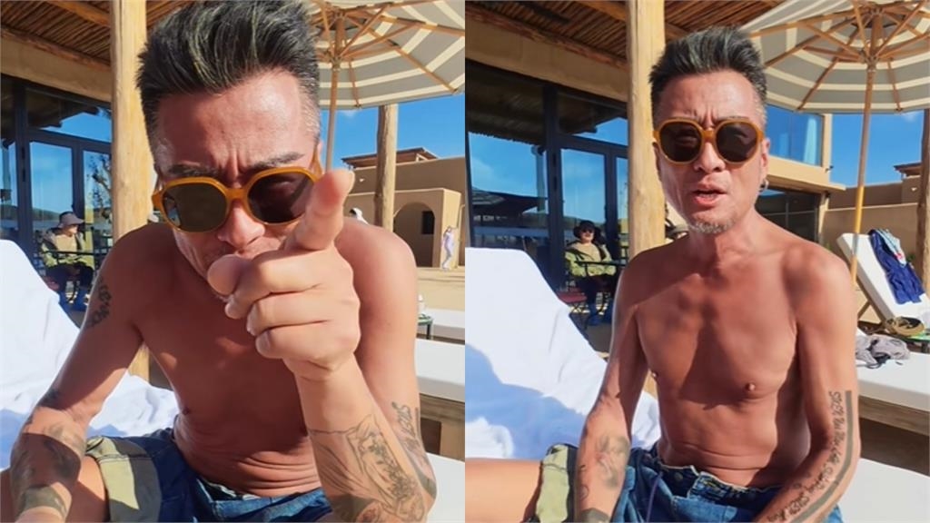 61歲孫興情斷林美貞「沙灘曬日光浴」 滿臉鬍渣「黝黑乾瘦」近況曝光!