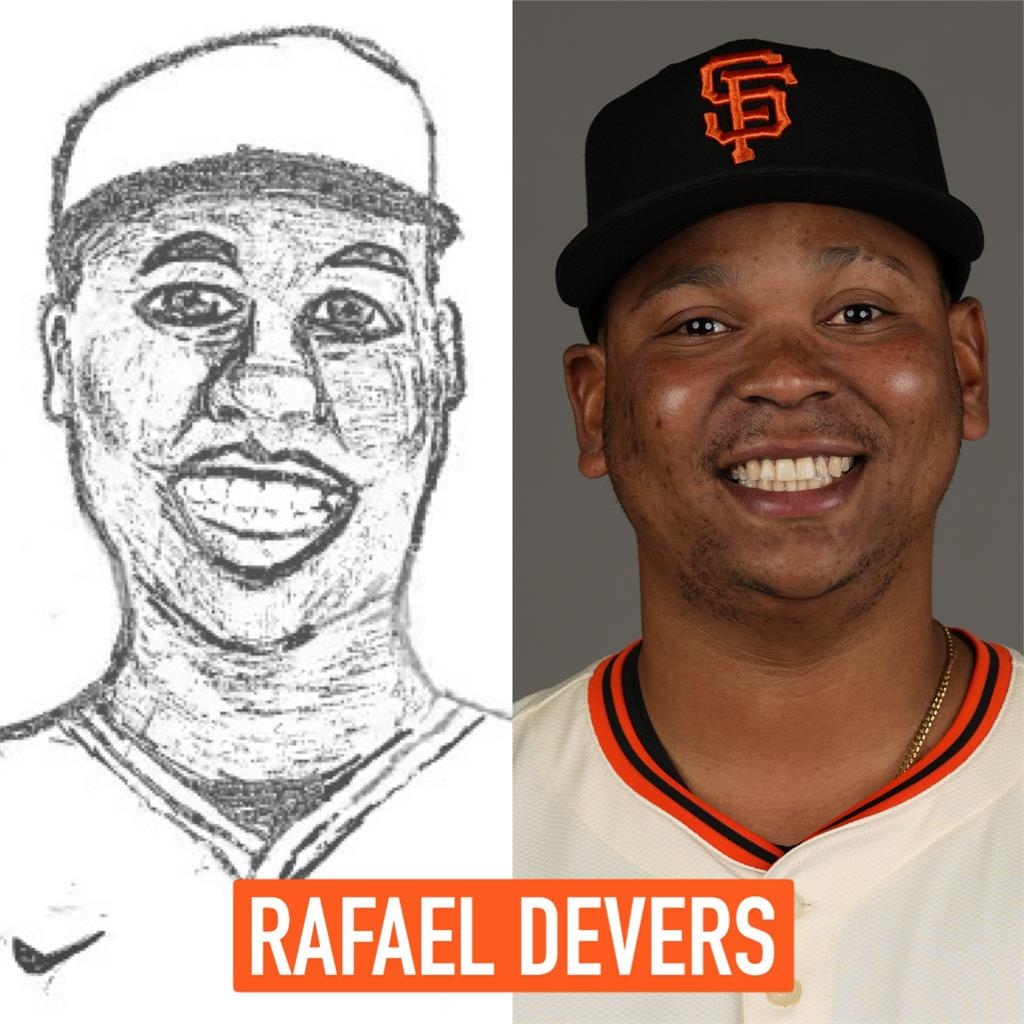 MLB／看得出來這是誰嗎？巨人秀「韋大人手繪風先發照」狂飆10K藏暖心故事