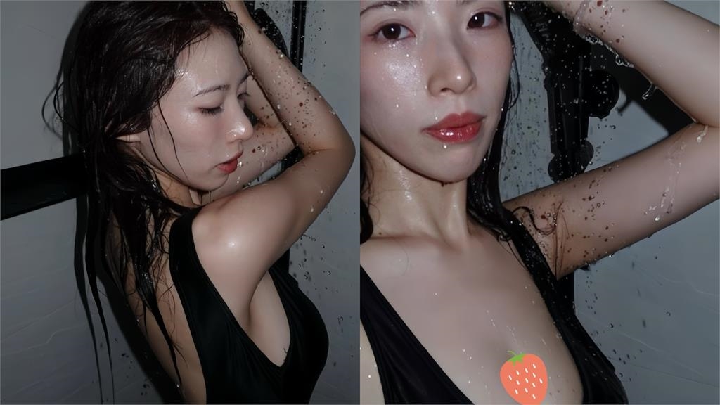 二壘妹「泳衣濕身」視角大解放!側身中空「SSR雪白雙Q球」全被看...