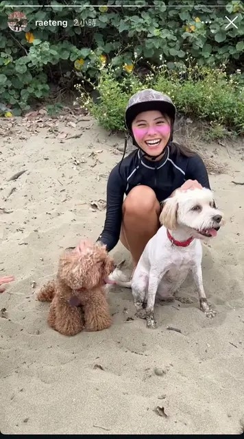 「魏如萱情敵」若盈人設大崩壞?PO「餵狗喝啤酒照」遭網出征:越來越瞎妹