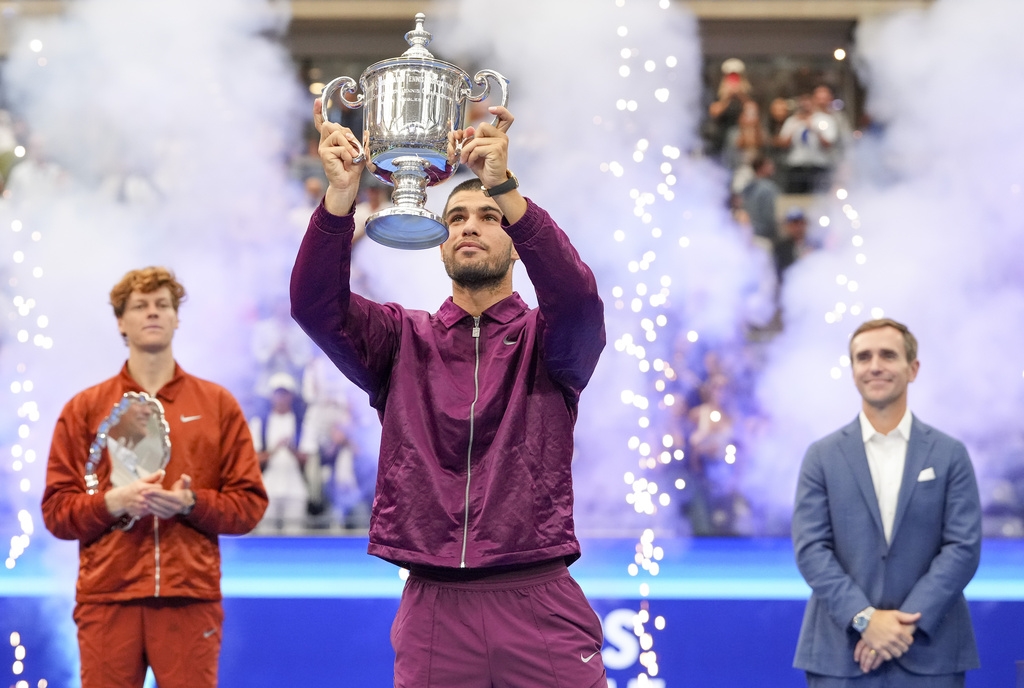 網球／連三場大滿貫決賽同樣卡司對決！艾卡拉茲：「我比你家人還常見到你」