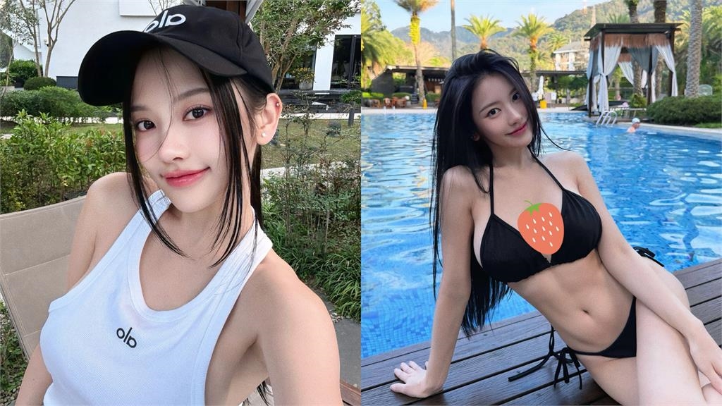  28歲蔡瑞雪海邊「嫩白深溝」狂炸出！「犯規仰角」UU藏不住網嗨翻...