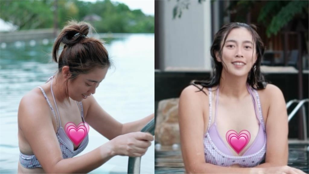 詹皓晴罕曬辣照洩「上帝視角」　泳池邊絕頂身材「判若兩人」網驚：被網球耽誤的女星！