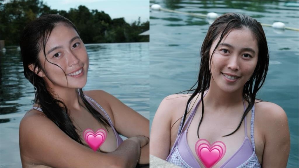 詹皓晴罕曬辣照洩「上帝視角」　泳池邊絕頂身材「判若兩人」網驚：被網球耽誤的女星！