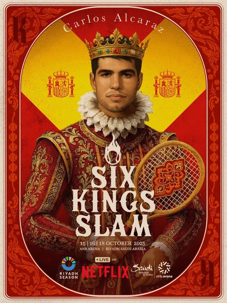 網球(影)/有錢真的可以好任性!六王大滿貫賽 冠軍可帶走1.8億台幣獎金