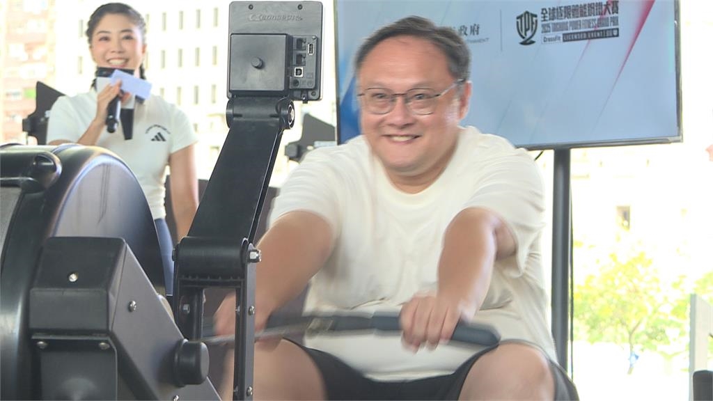 極限體能鋼鐵大賽台中登場　玖壹壹成員洋蔥示範啞鈴抓舉