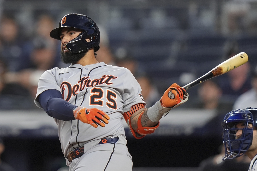 MLB(影)／「托天子」首度重回洋基球場！　第一個拜訪的人竟然是「他」