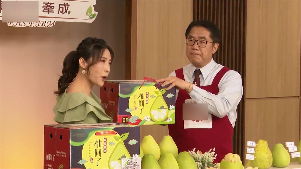 最強叫賣王! 黃偉哲上購物台賣台南文旦 狂銷600箱