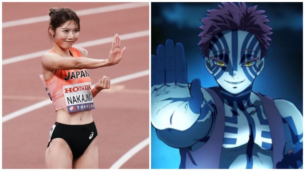 田徑(圖多)/正妹女將「獻出心臟」!重現進擊的巨人橋段 世錦賽成「動漫致敬現場」