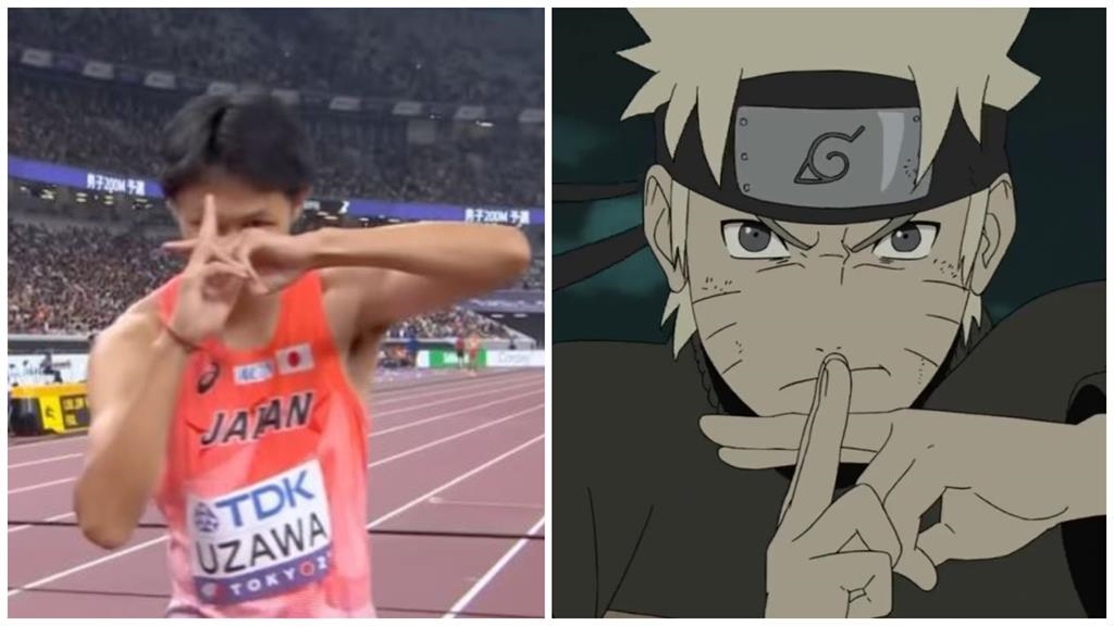 田徑(圖多)/正妹女將「獻出心臟」!重現進擊的巨人橋段 世錦賽成「動漫致敬現場」