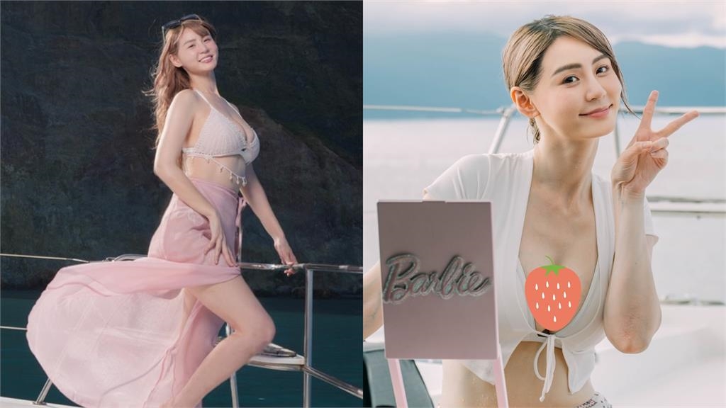 短今遊艇脫了「解鎖第一次」！辣穿比基尼「雪白QQ蛋＋超深海溝」全看光