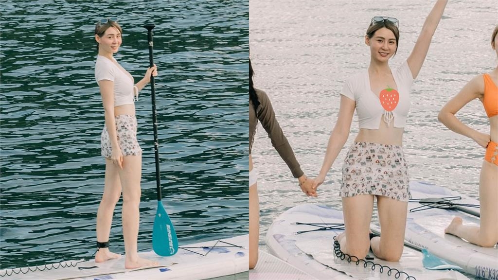 短今遊艇脫了「解鎖第一次」！辣穿比基尼「雪白QQ蛋＋超深海溝」全看光