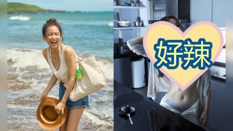 長髮妹家中「脫剩Bra解放」超兇被拍！竟是昔「宅男女神」網暈：想當年…