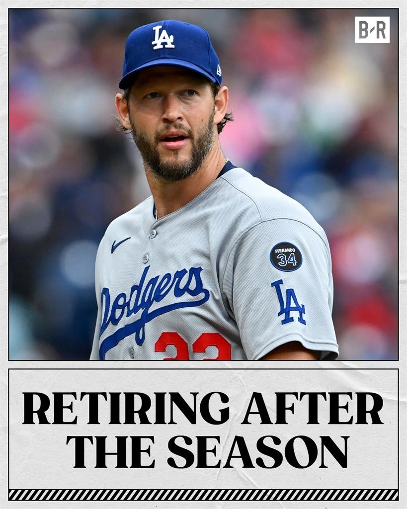 MLB(影)／3座賽揚的222勝傳奇巨投！柯蕭18年從洛杉磯邁向古柏鎮的永恆殿堂