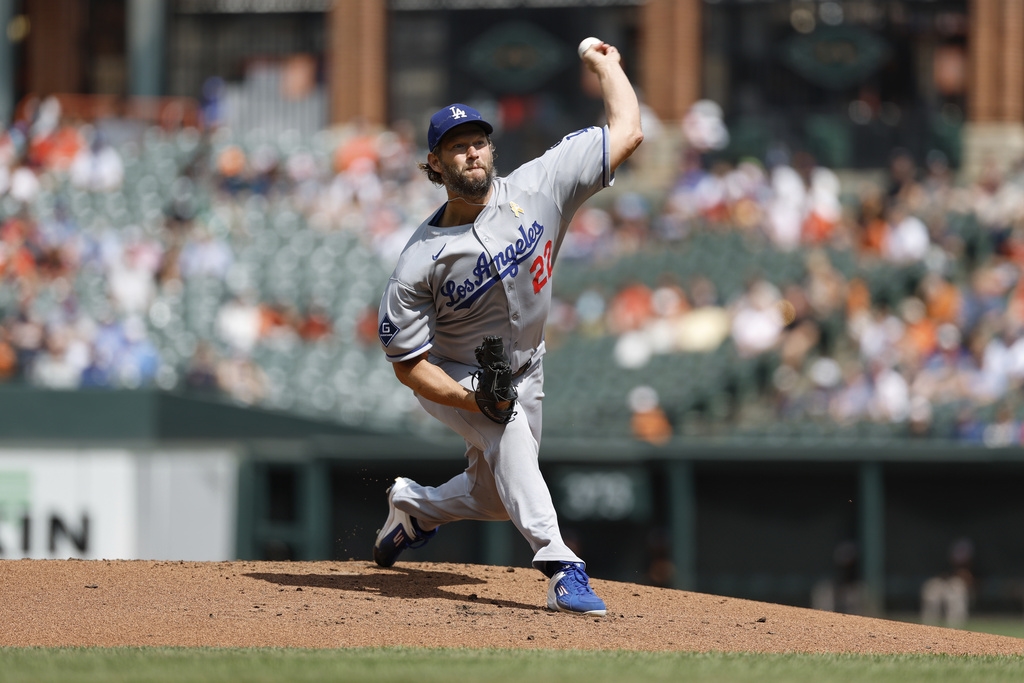 MLB(影)／3座賽揚的222勝傳奇巨投！柯蕭18年從洛杉磯邁向古柏鎮的永恆殿堂