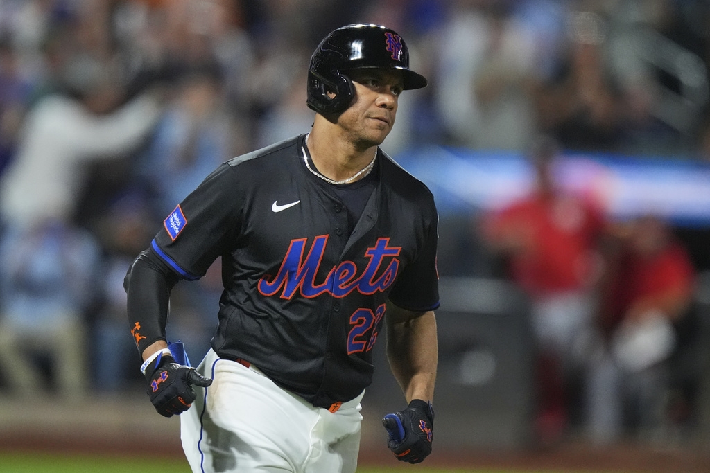 MLB(影)／史上最貴索托第42轟出爐！連5季「25轟120保送」第二長紀錄