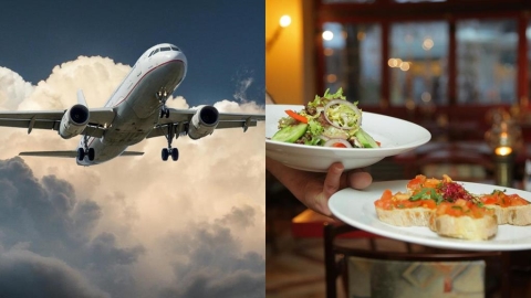 他搭機遇熱情空少「3hr被餵6餐」 飛機餐爽變「吃到飽」網笑瘋:怕你餓!