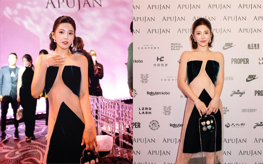 倫敦時裝週「台灣啦啦隊女神」竟是壯壯！透明度99%「只擋重點」肉色全洩