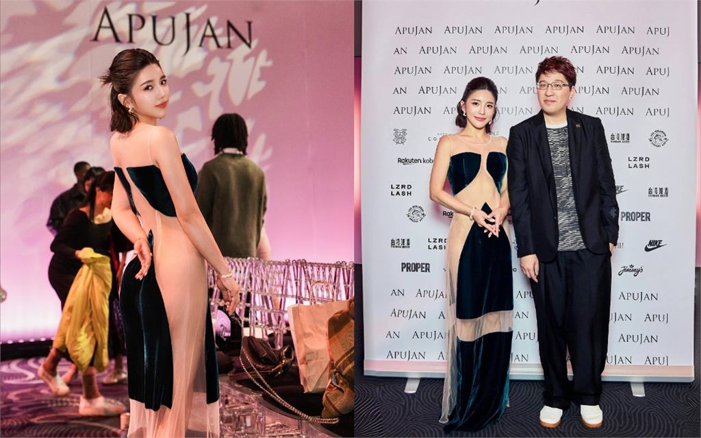 倫敦時裝週「台灣啦啦隊女神」竟是壯壯！透明度99%「只擋重點」肉色全洩