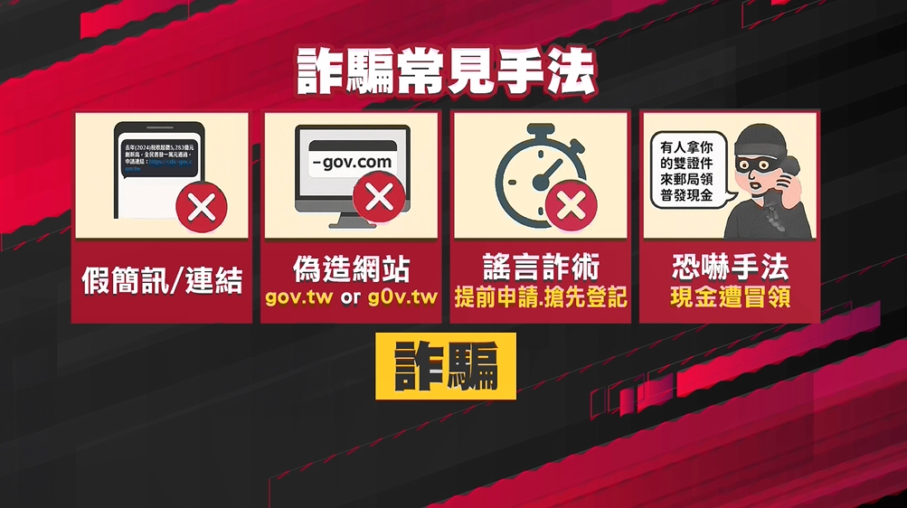 普發現金未上路 詐團先動手!刑事局公布手法