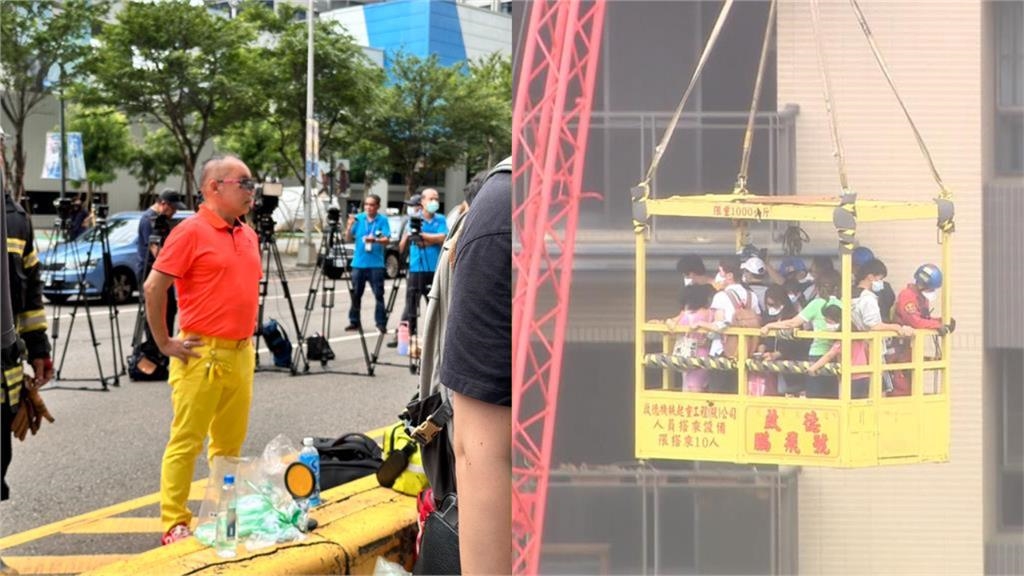 巨量黑水吞光復鄉「奪15命」吊車大王出手！新寶貝「開進災區」畫面曝