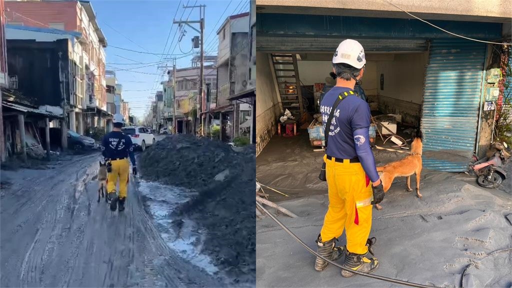 高雄搜救「汪汪隊」立功!堰塞湖溢流31人失聯⋯泥濘中救出3受困者
