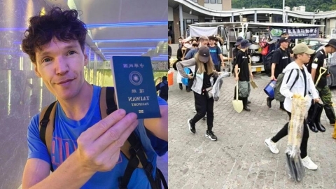 法國作家吉雷米前進花蓮救災!他見「珍貴1幕」感動喊:台灣的韌性