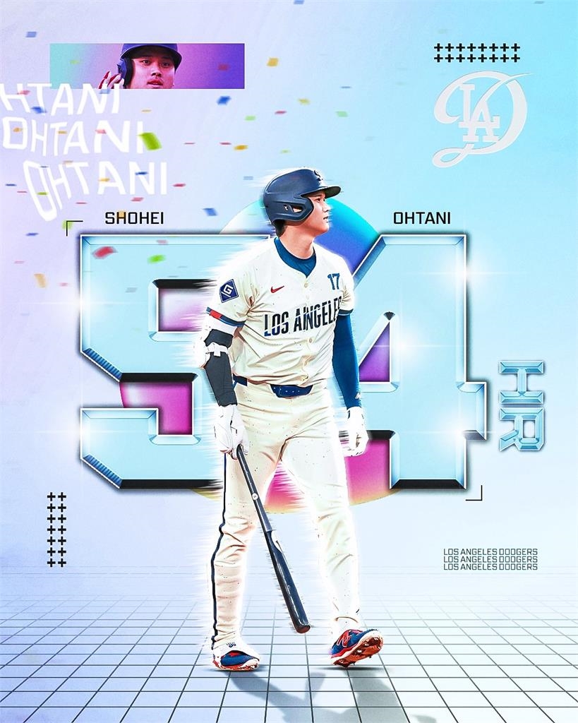 MLB(影)／大谷翔平跑出史上第一！連兩年「單季50轟20盜」球員無人能及