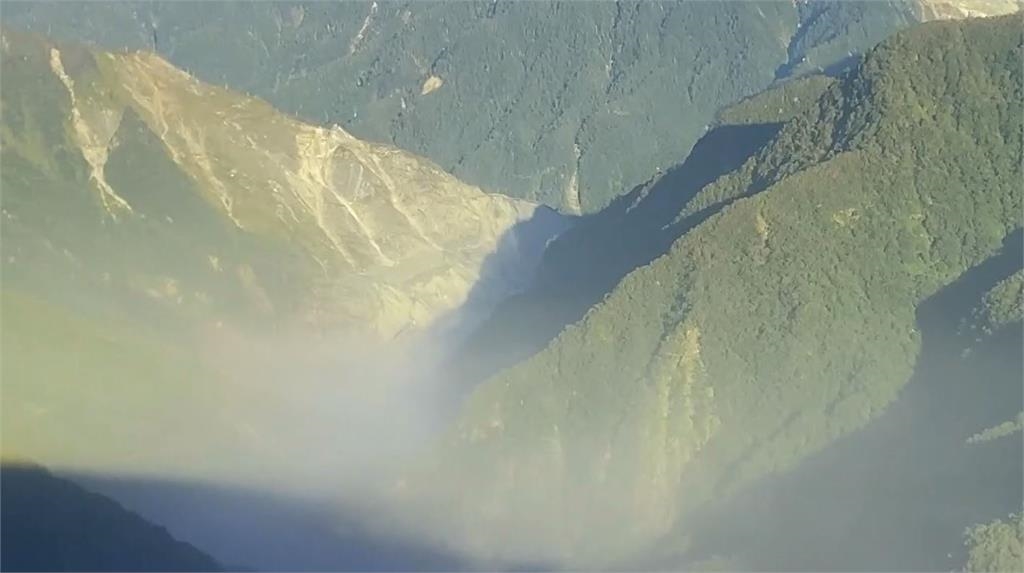 快新聞／新！直擊馬太鞍溪上游堰塞湖　無人機空拍畫面曝