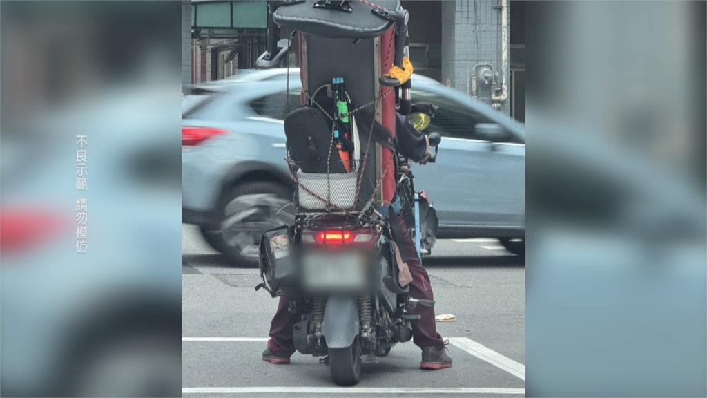 台中交通奇景! 公車行駛中大門敞開 西屯區出現「移動城堡」