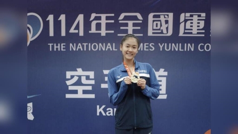 空手道/退役返賽場仍「完全制霸」!「小清新」文姿云全運會奪3連霸還挑戰敲金鐘