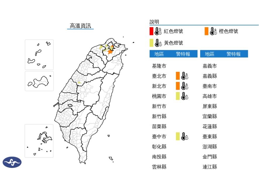快新聞／記得喝水！4縣市熱浪來襲　雙北慎防36度高溫