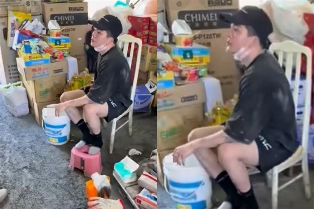 孫生PO照「鏟泥到受傷」喊冤沒作秀!被起訴秒衝花蓮:救災才是真的我