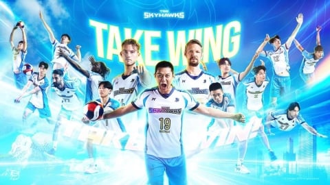 排球／台鋼天鷹新賽季主視覺！隊長陳建禎喊出「TAKE WING TAKE」精神