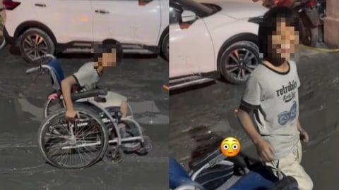 花蓮災區輪椅弟卡泥濘動不了！「下秒1舉動」震撼11萬人：光復鄉生命奇蹟