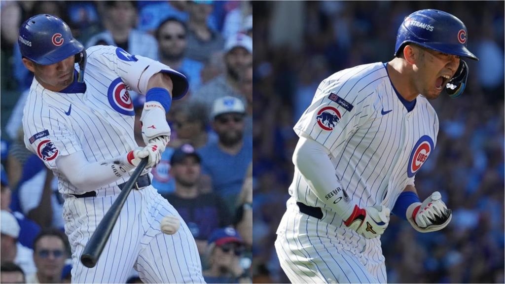 MLB(影)／天馬流星拳！鈴木誠也帶動「背靠背全壘打」　小熊外卡戰退教士聽牌