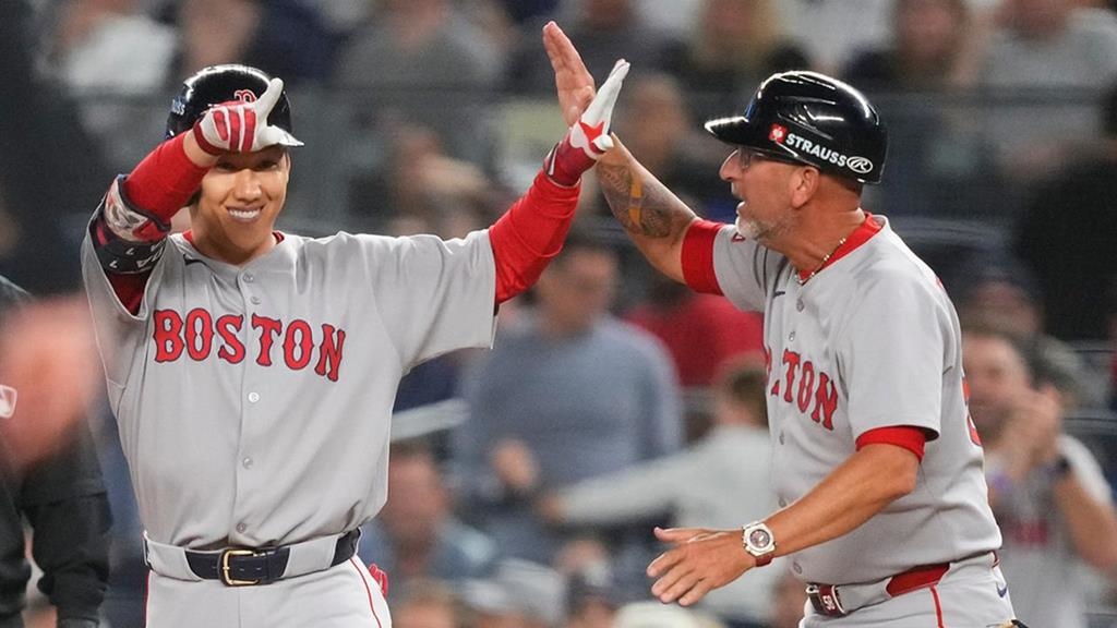 MLB(影)／「基襪大戰」吉田正尚關鍵逆轉安！創下「神奇紀錄」成大聯盟史上第一人