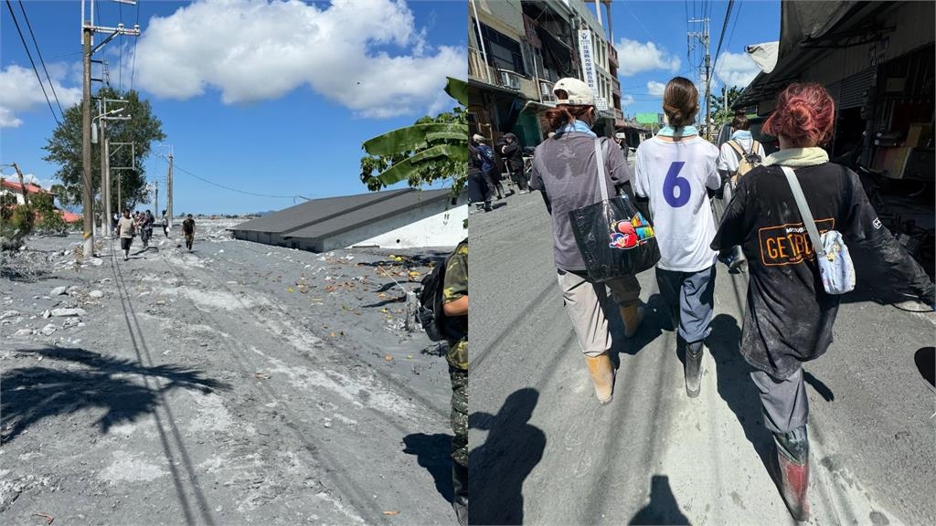 「南台最頂」啦啦隊奔花蓮救災中暑累倒 瑟七吐心聲曝災區慘況:去就對了!